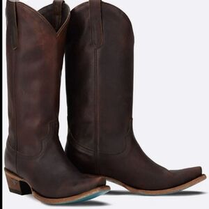 Classic Dark Brown Leather Boots